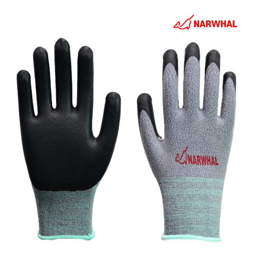 나르웨일 파워그립 100  NBR 코팅장갑 - 핸드폰터치가능