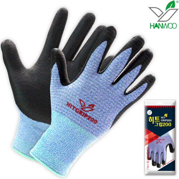 HW 히트그립 - 200 NBR 코팅장갑 - 핸드폰터치가능