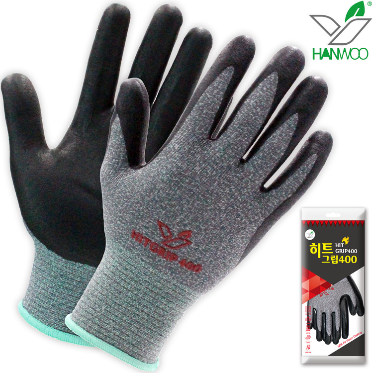 HW 히트그립 - 400 NBR 코팅장갑 - 핸드폰터치가능